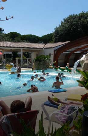 Campsite in Ile-de-Ré in France